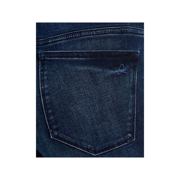 DL1961 Womens Blue Stretch Zippered Cropped Scultping Skinny Jeans 27 - Picture 4 of 5